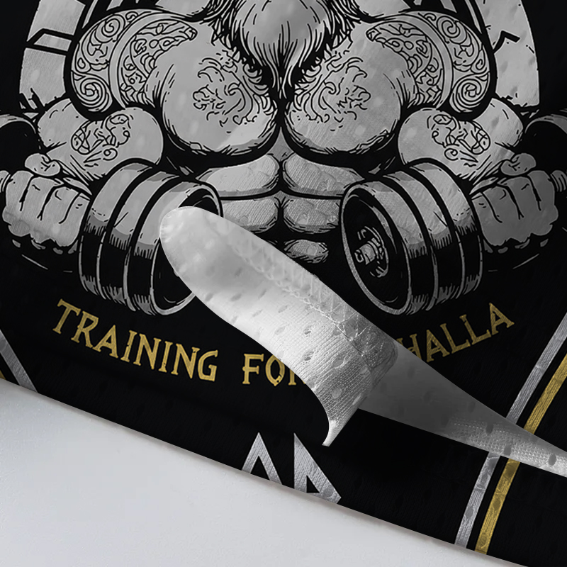 Modecanvas Viking Gym Mesh Jersey-modecanvas