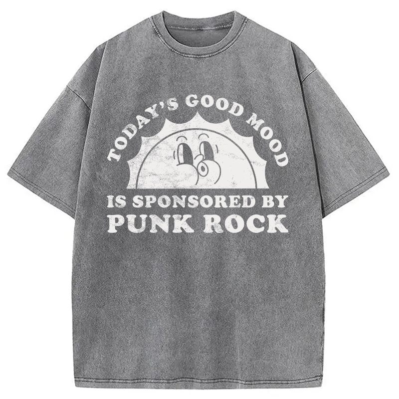 Modecanvas Punk Rock Washed T-Shirt