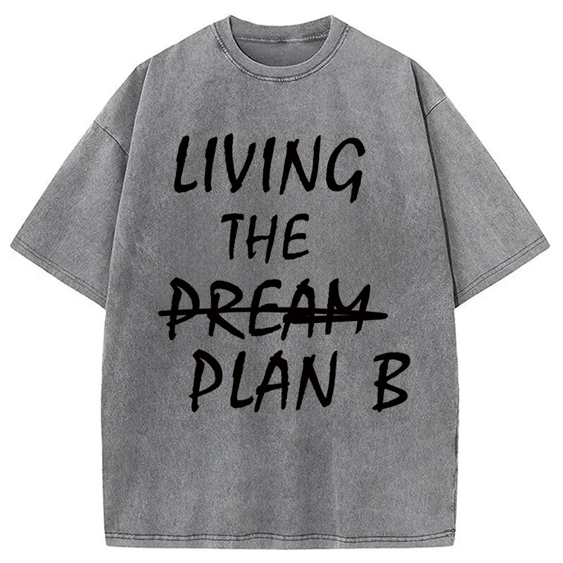 Modecanvas Implement Plan B DTG Printing Washed T-Shirt-modecanvas