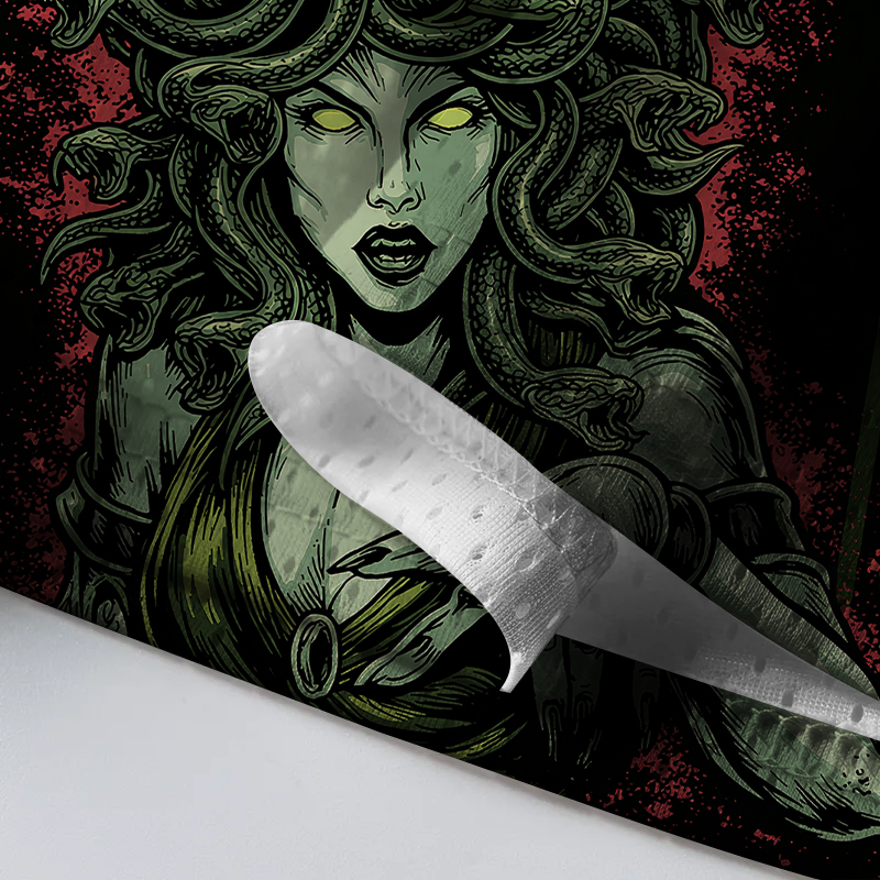 Modecanvas Cuesed Fate Gaze of Stone Mesh Jersey-modecanvas