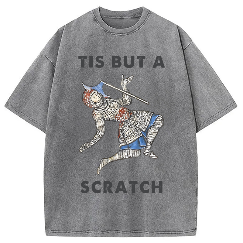 Modecanvas Funny Medieval Washed T-Shirt