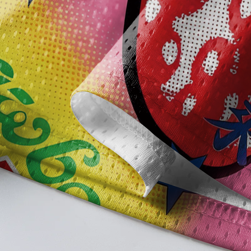 Modecanvas Strawberry Star Mesh Jersey-modecanvas