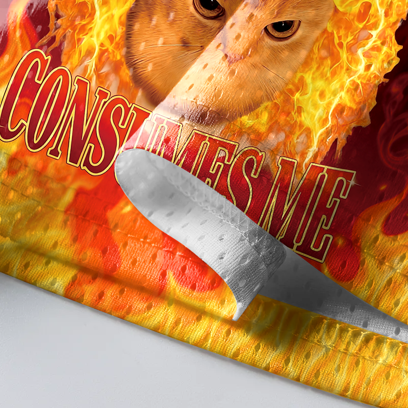 Modecanvas Rage Consumes Me Mesh Jersey-modecanvas