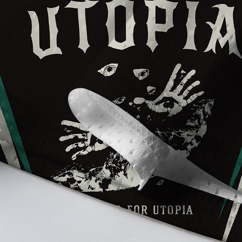 Modecanvas Utopia Vintage Mesh Jersey-modecanvas