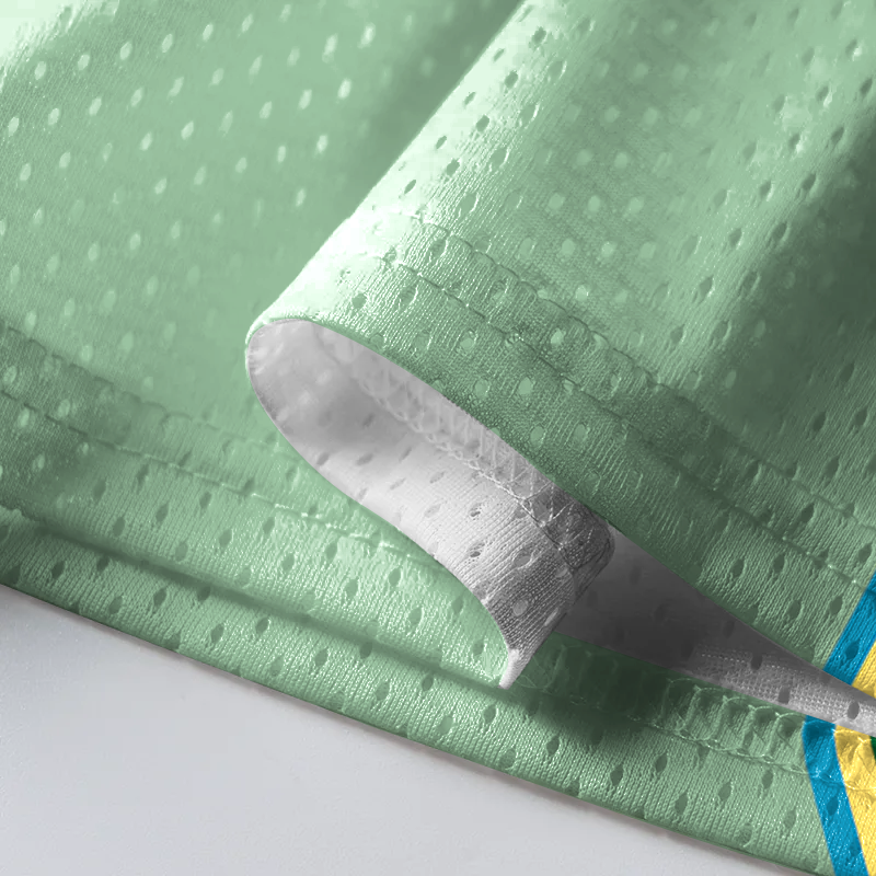 Modecanvas Frog Riding A Balance Scooter Mesh Jersey-modecanvas