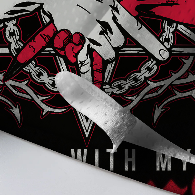 Modecanvas Down with My Demons Mesh Jersey-modecanvas