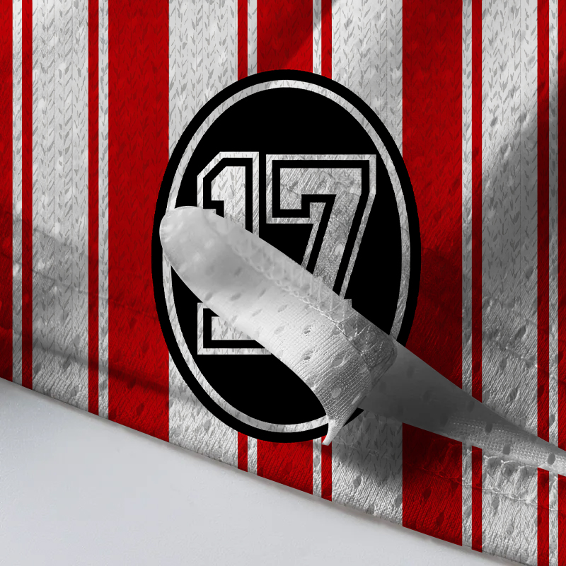 Modecanvas 17 Striped Mesh Jersey-modecanvas