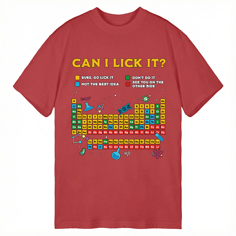 Modecanvas Periodic Table DTG Printing Classic T-Shirt-modecanvas
