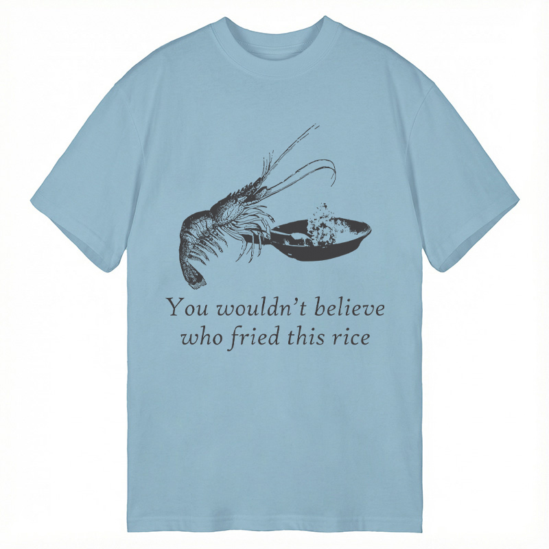 Modecanvas Shrimp Fried Rice DTG Printing Classic T-Shirt-modecanvas