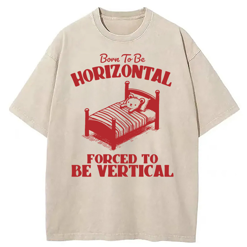 Modecanvas Mental Health Retro Meme DTG Printing Washed T-Shirt