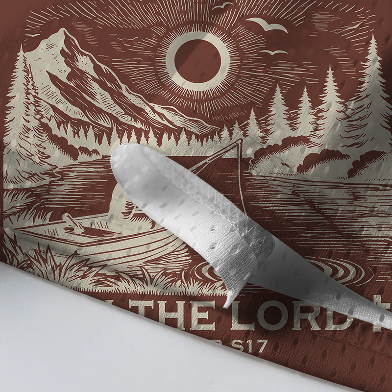 Modecanvas Cast All Your Cares On The Lord Mesh Jersey-modecanvas