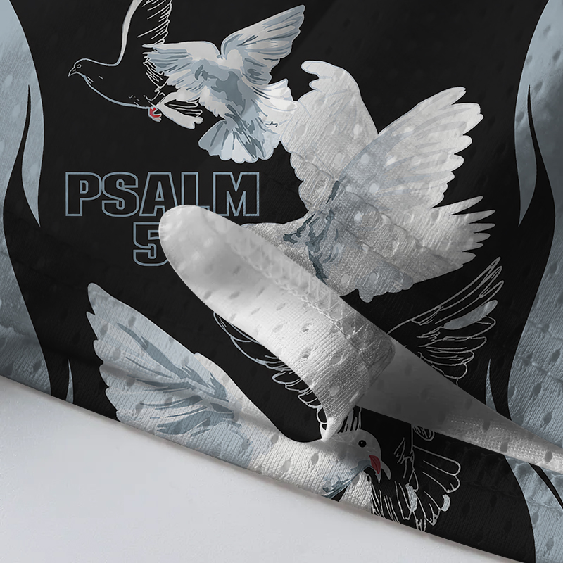 Modecanvas Hope Peace And Love Mesh Jersey-modecanvas