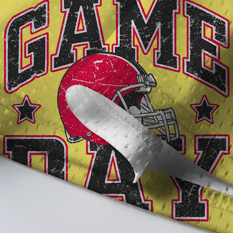 Modecanvas Vintage Game Day Mesh Jersey-modecanvas
