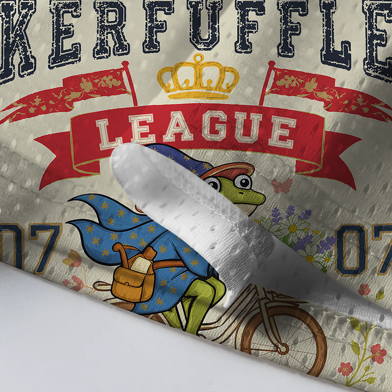 Modecanvas Off To Cause A Kerfuffle Mesh Jersey-modecanvas