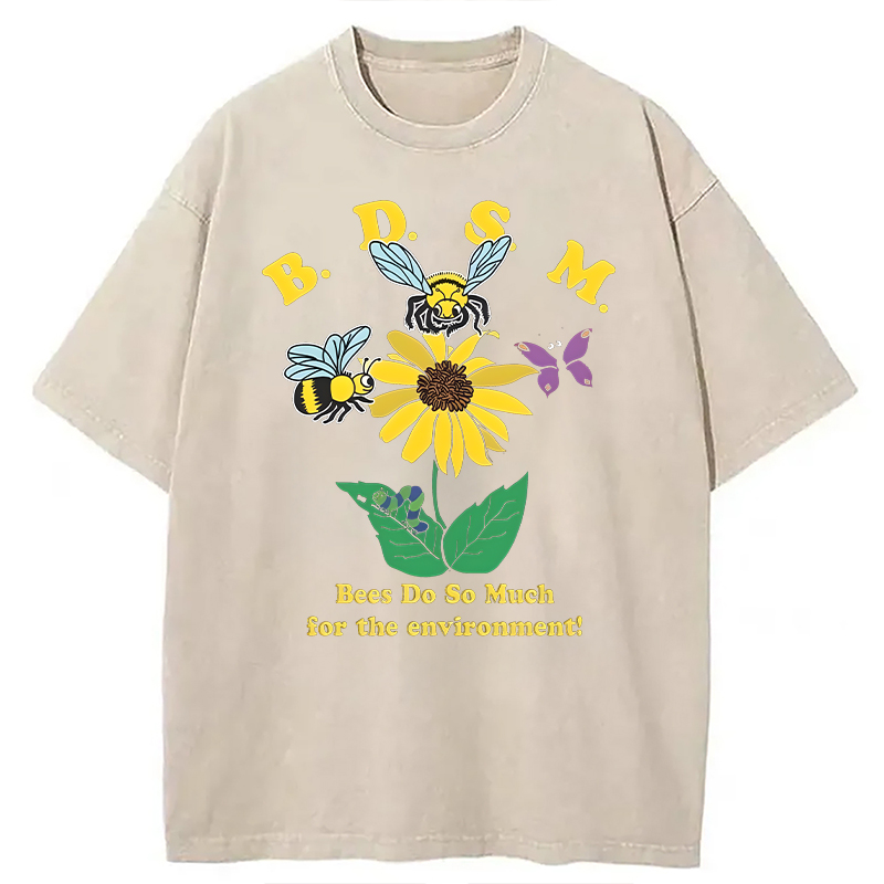 Modecanvas BDSM DTG Printing Washed T-Shirt-modecanvas