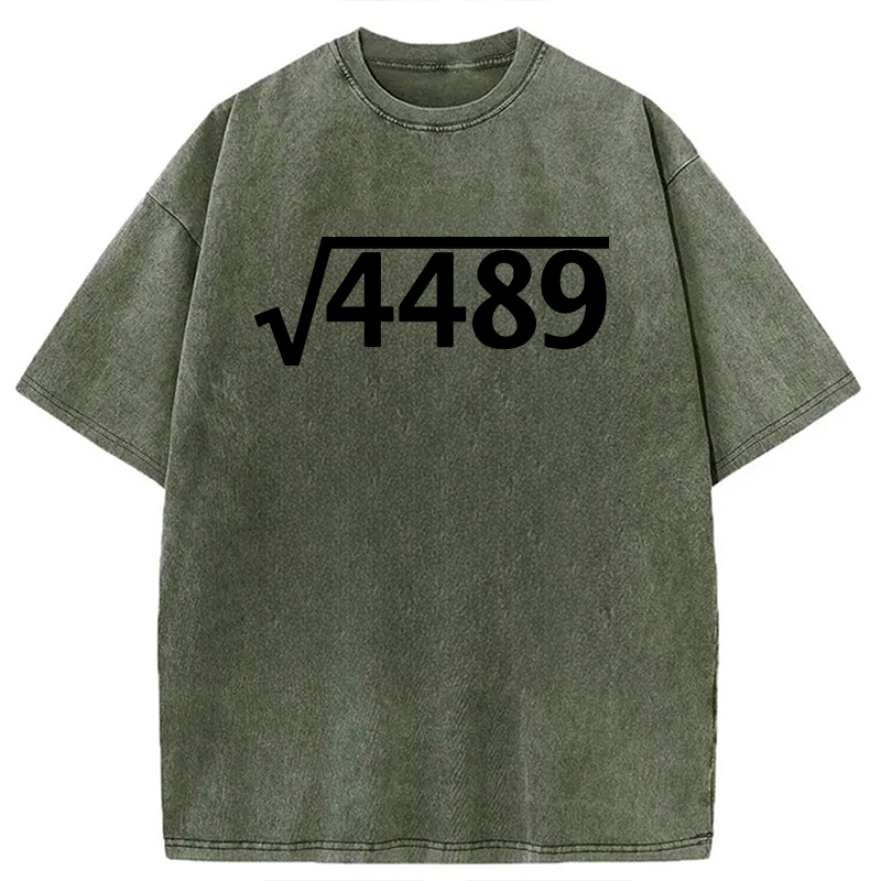 Modecanvas Square Root 4489 DTG Printing Washed T-Shirt