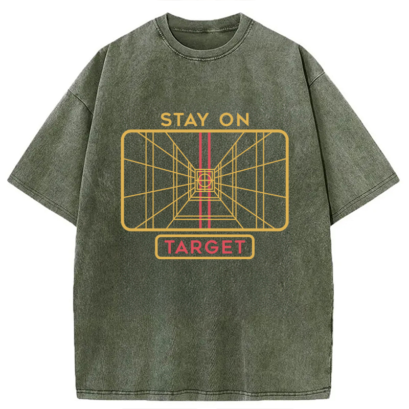 Modecanvas Stay On Target DTG Printing Washed T-Shirt