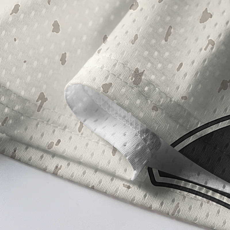 Modecanvas Overweight Cat Mesh Jersey-modecanvas