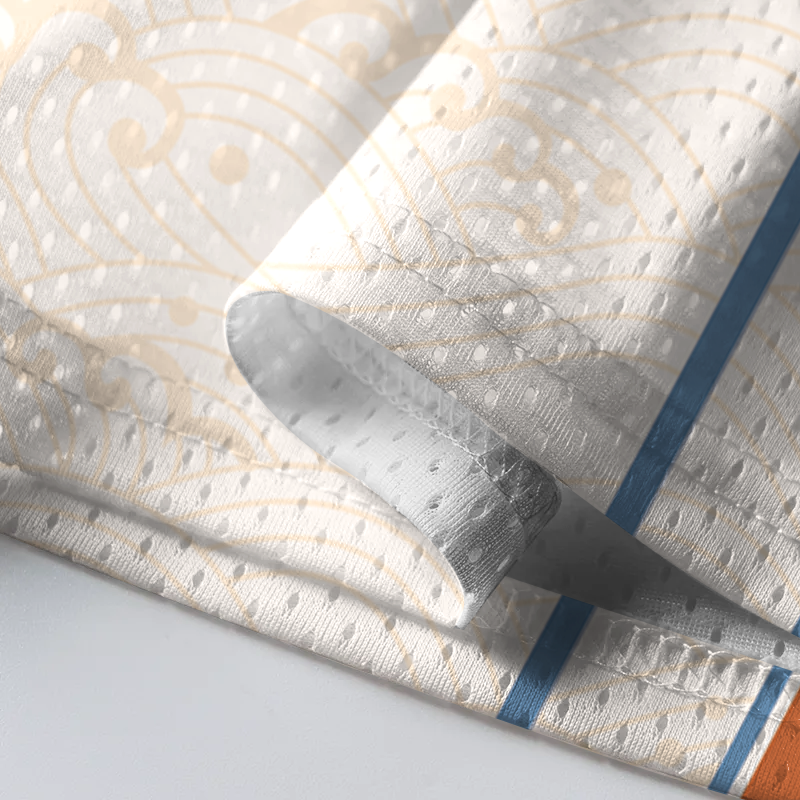 Modecanvas Retro Revenge Fish Mesh Jersey-modecanvas