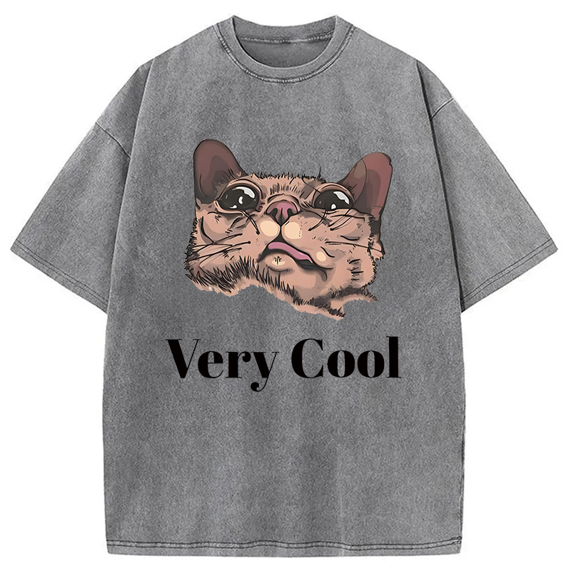 Modecanvas Gumbus Very Cool DTG Printing Washed T-Shirt