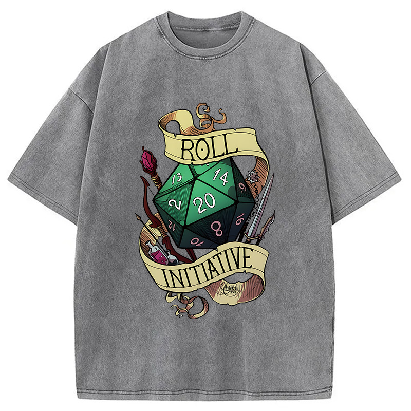 Modecanvas Roll Initiative DTG Printing Washed T-Shirt