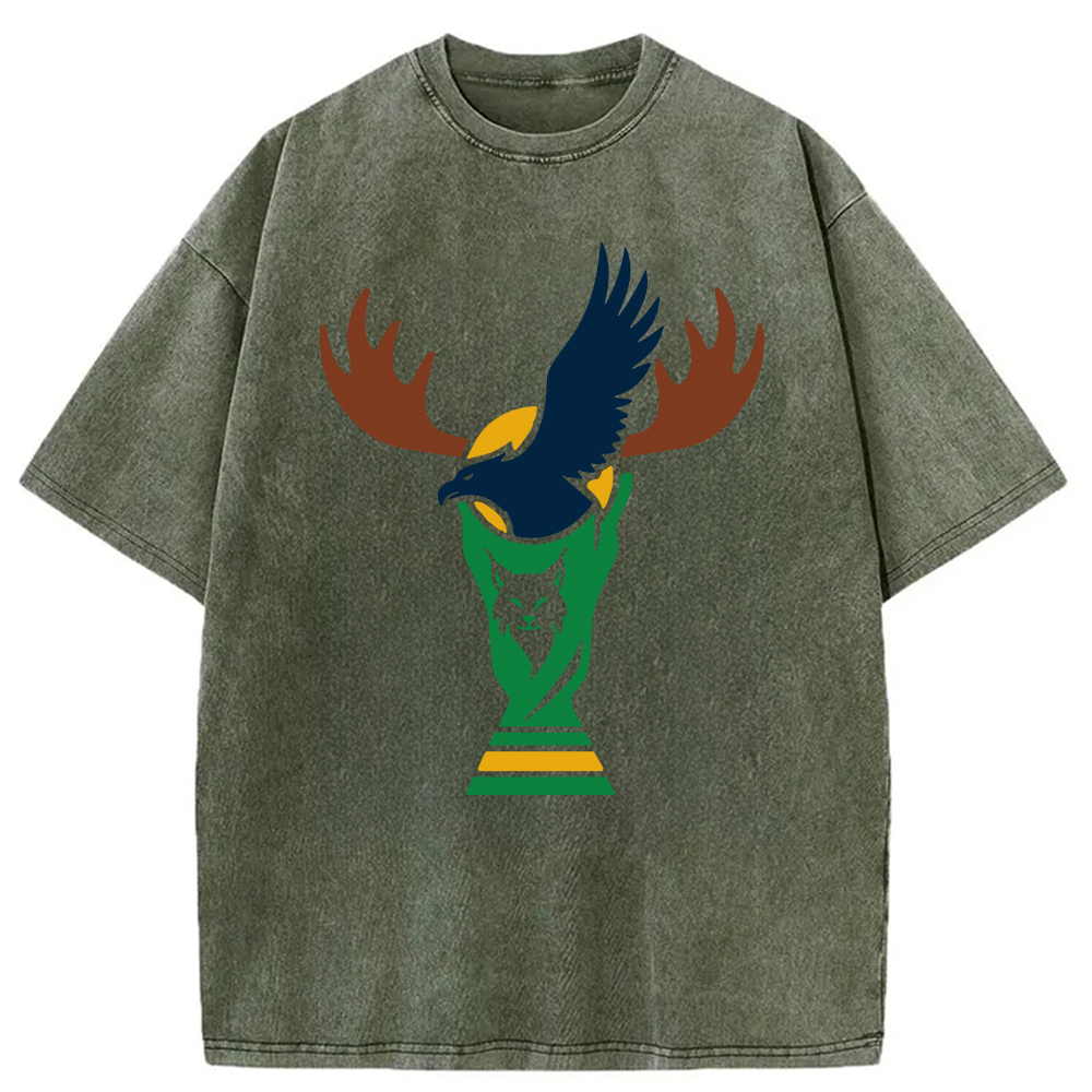 Modecanvas World Cup Peak Competition Legacy DTG Printing Washed T-Shirt