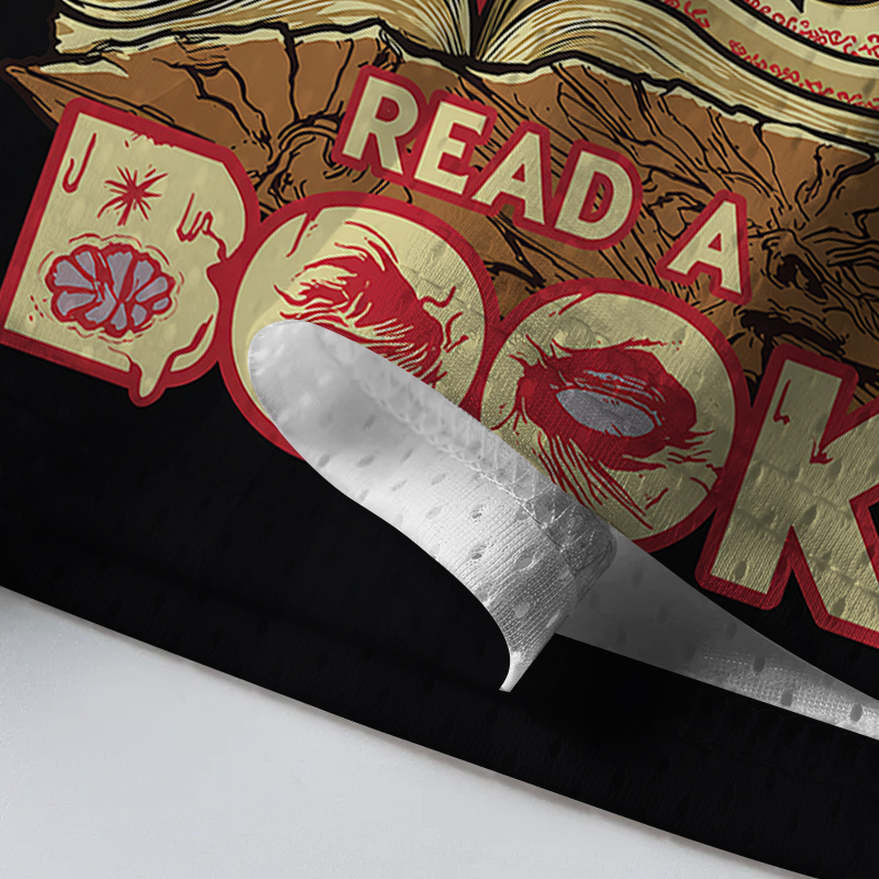 Modecanvas Open up New Worlds Read a Book Mesh Jersey-modecanvas