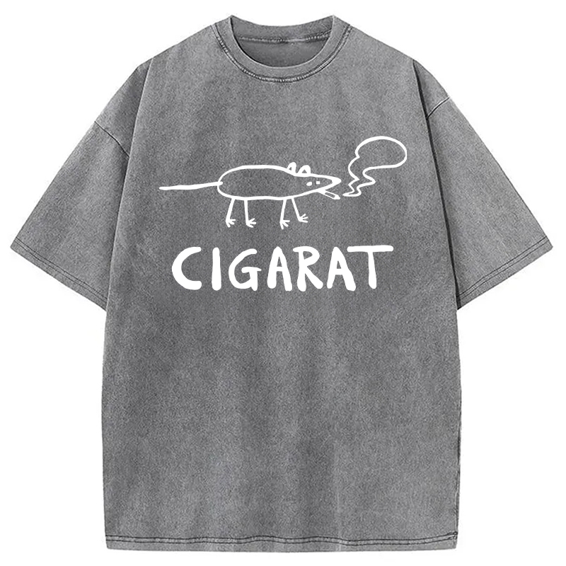 Modecanvas CIGARAT DTG Printing Washed T-Shirt