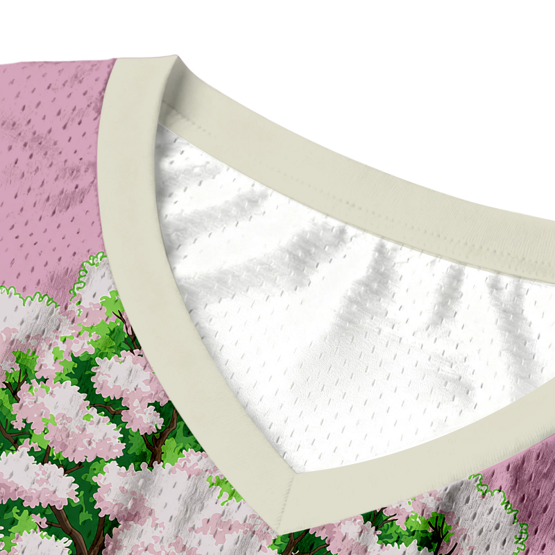 Modecanvas Sakura And Cat Jersey Tank