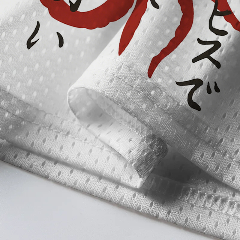 Modecanvas Japanese Octopus Mesh Jersey-modecanvas