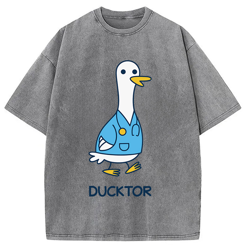 Modecanvas Ducktor DTG Printing Washed T-Shirt