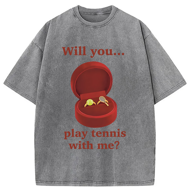 Modecanvas Will You... DTG Printing Washed T-Shirt