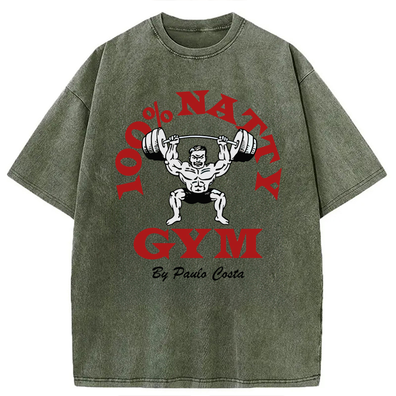 Modecanvas 100% Natty Gym DTG Printing Washed T-Shirt