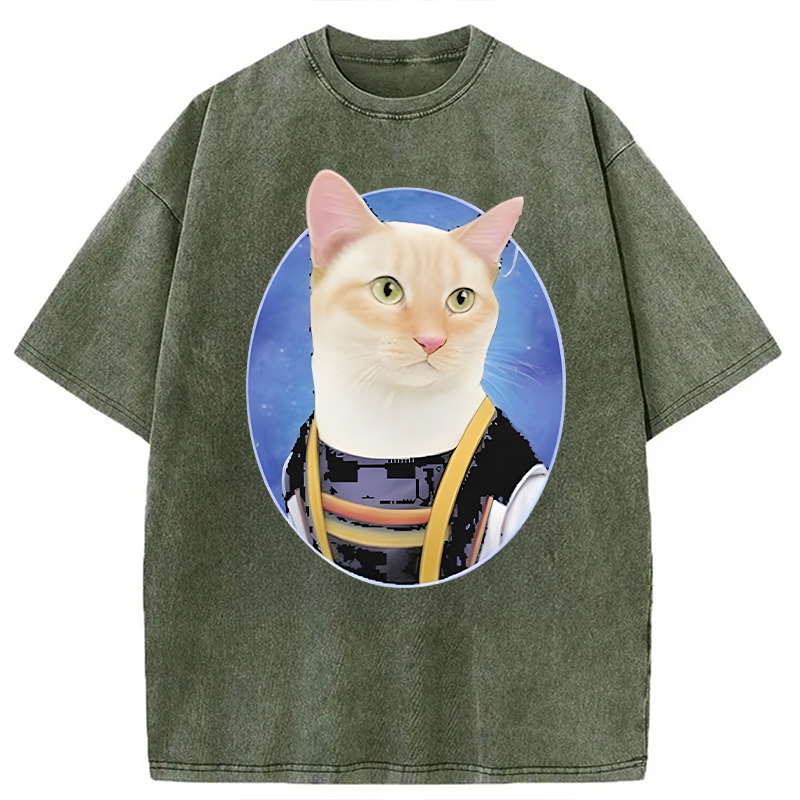 Modecanvas Doctor Mew DTG Printing Washed T-Shirt