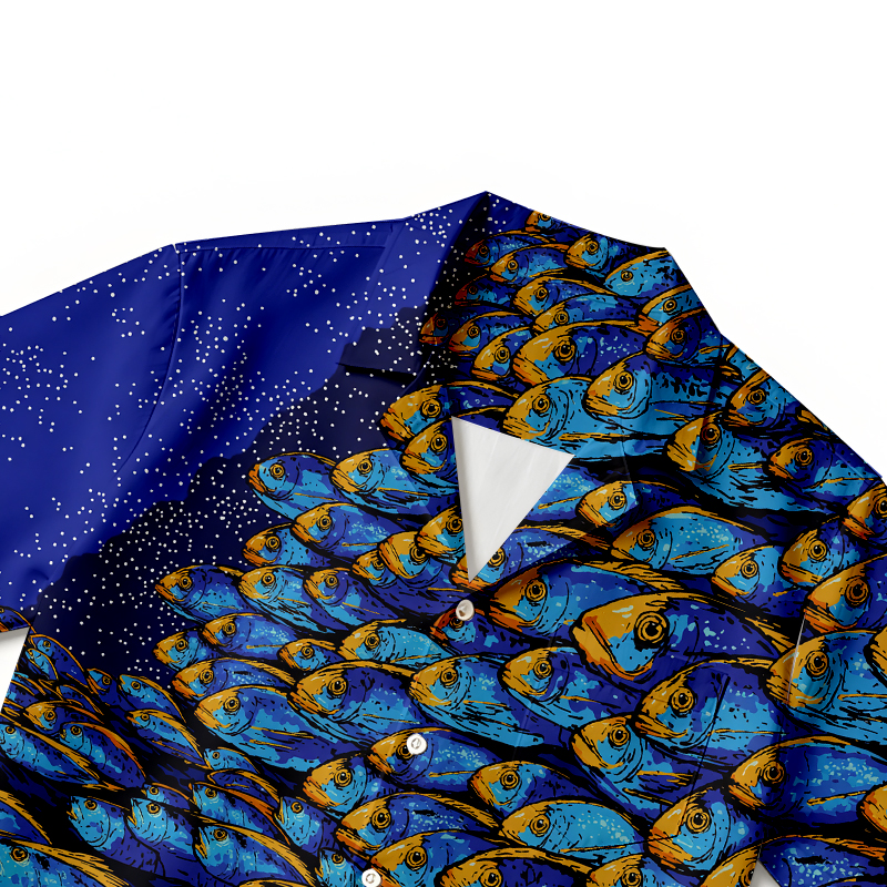 Modecanvas Ocean Fish Hawaiian Shirt