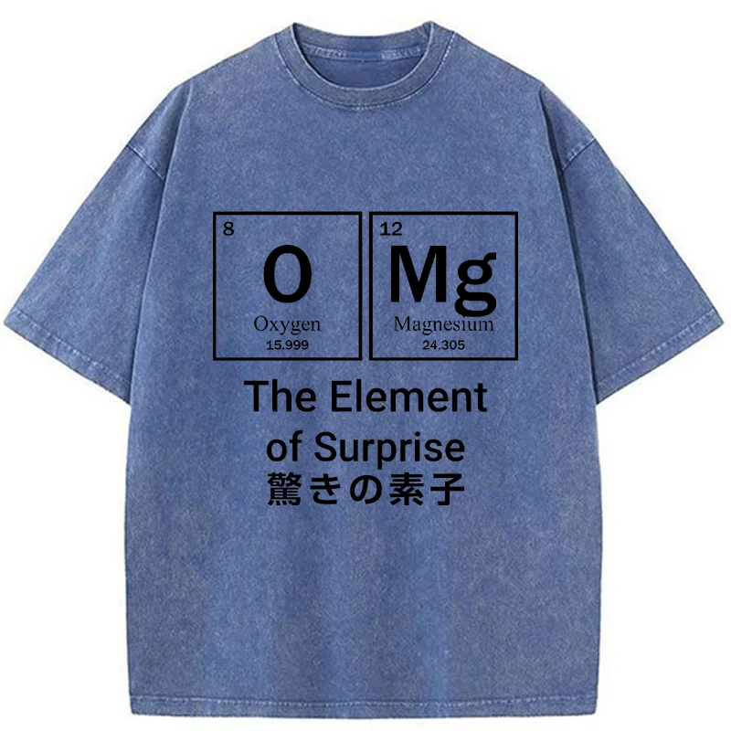 Modecanvas The Element Of Surprise Washed T-Shirt
