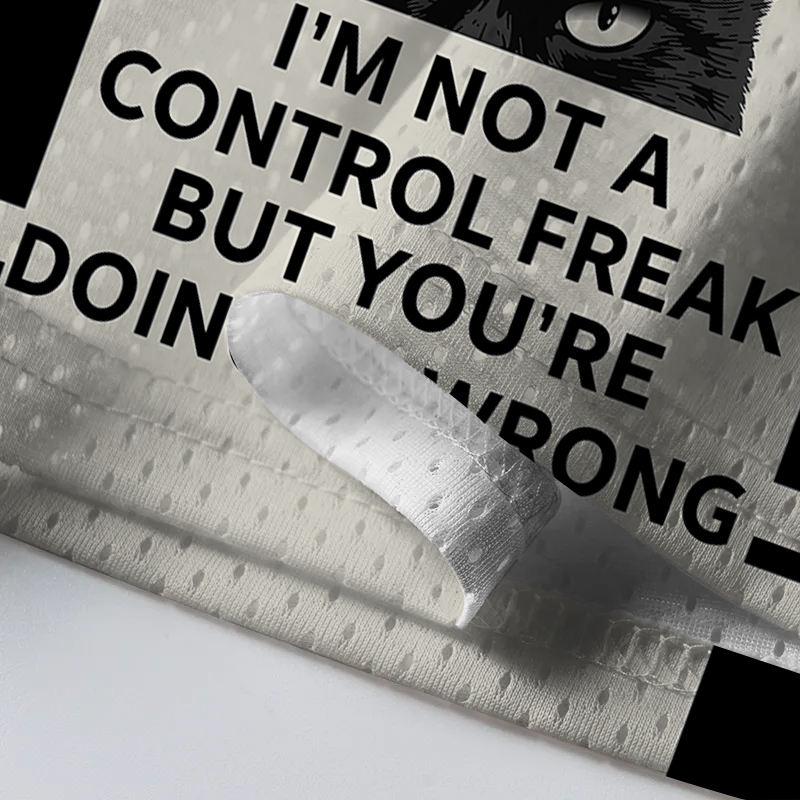 Modecanvas Control Freak Cat Mesh Jersey-modecanvas