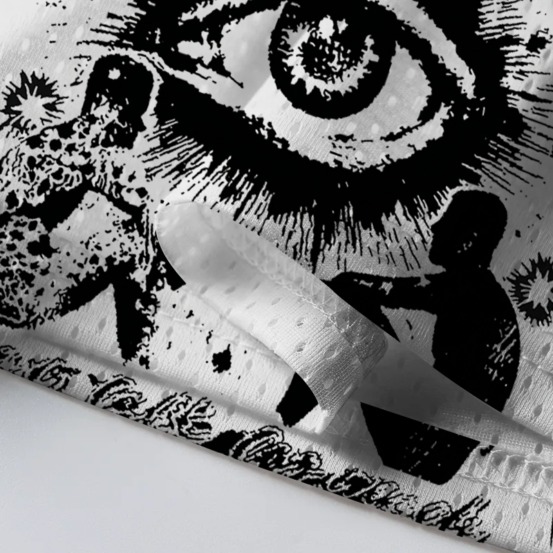 Modecanvas Life & Death Mesh Jersey-modecanvas