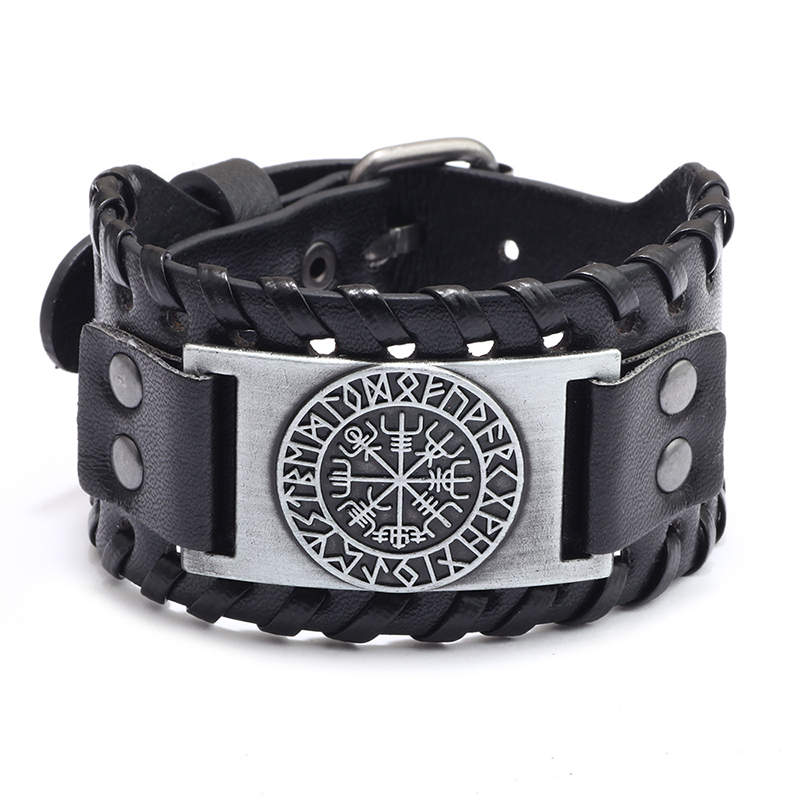 Modecanvas Compass Braided Bracelet-modecanvas
