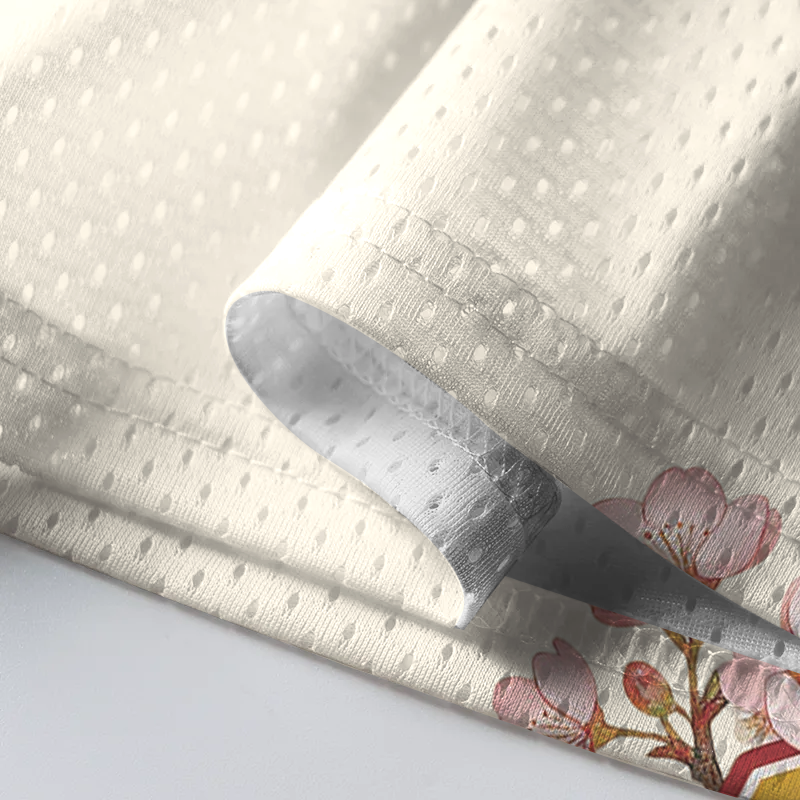 Modecanvas The Tale of Cat and Fish Mesh Jersey-modecanvas