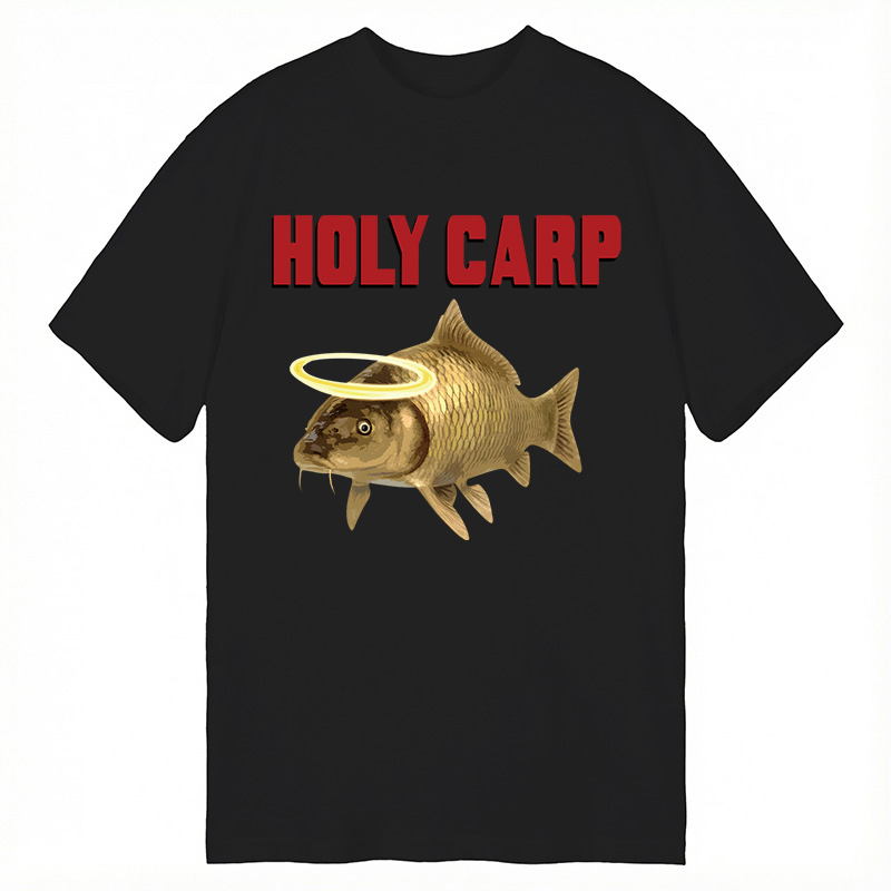 Modecanvas Holy Carp DTG Printing Classic T-Shirt-modecanvas