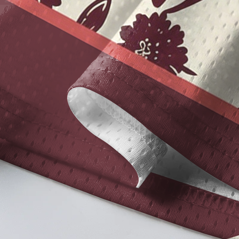 Modecanvas Pigeon Was Moved Red Mesh Jersey-modecanvas