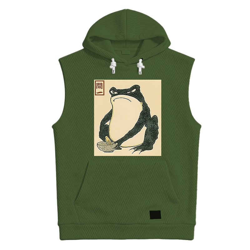 Modecanvas Matsumoto Hoji Japanese Frog Hooded Tank