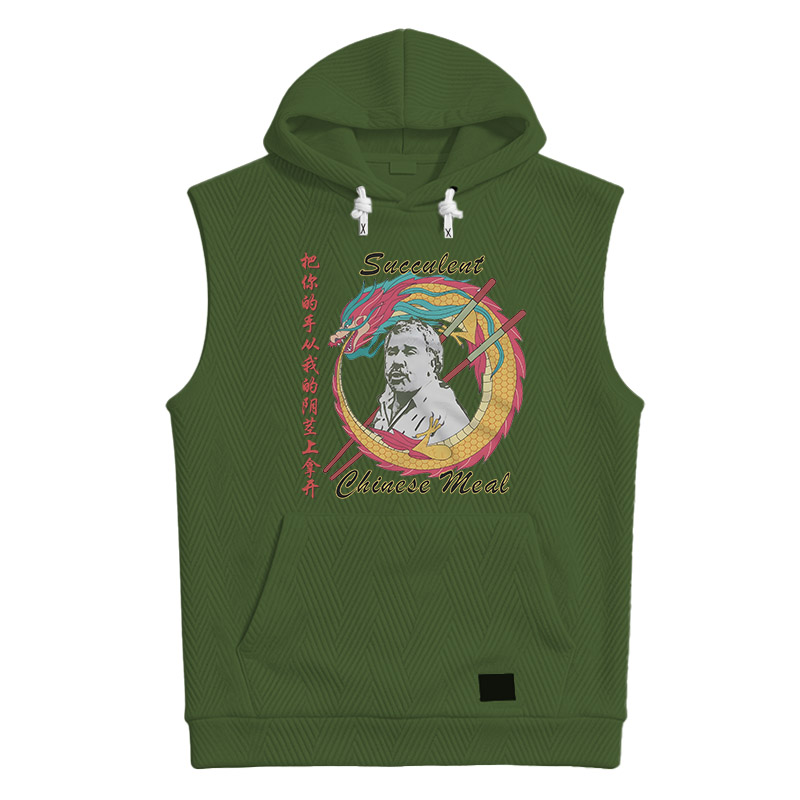 Modecanvas Succulent Chinese Meal Meme Hooded Tank