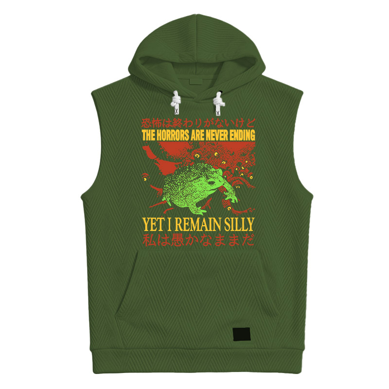 Modecanvas The Horrors are Never Ending Hooded Tank