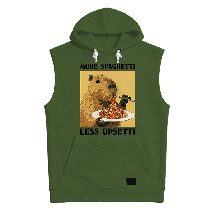 Modecanvas Capybara Eating Hooded Tank