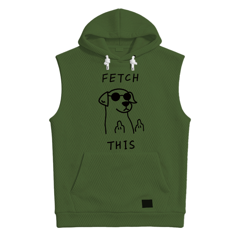 Modecanvas Rebellious Dog Hooded Tank