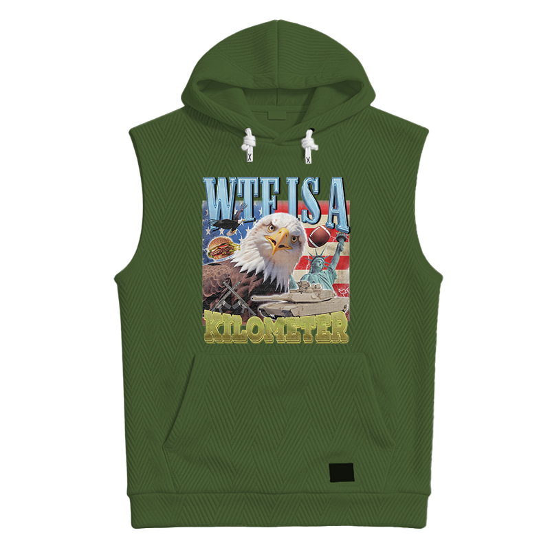 Modecanvas Funny Eagle Meme Hooded Tank