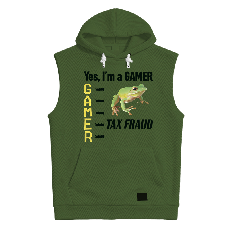 Modecanvas Frog Gamer Meme Hooded Tank