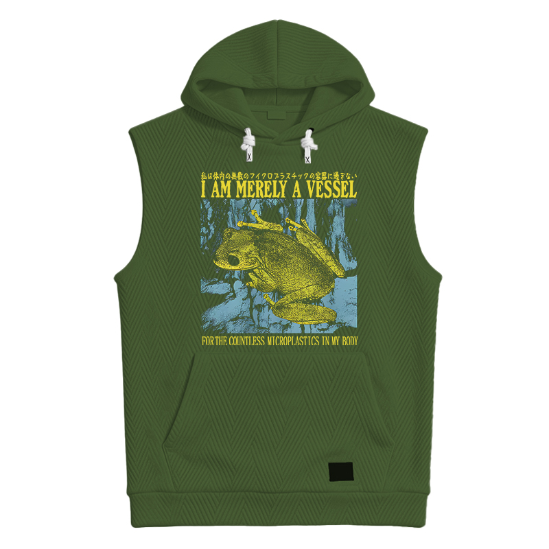 Modecanvas Funny Vintage Japanese Frog Hooded Tank